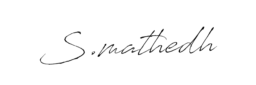 Once you've used our free online signature maker to create your best signature Antro_Vectra style, it's time to enjoy all of the benefits that S.mathedh name signing documents. S.mathedh signature style 6 images and pictures png