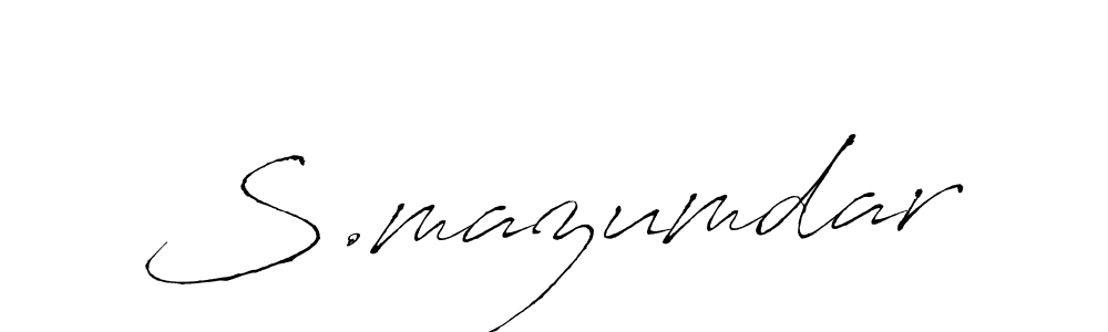 Antro_Vectra is a professional signature style that is perfect for those who want to add a touch of class to their signature. It is also a great choice for those who want to make their signature more unique. Get S.mazumdar name to fancy signature for free. S.mazumdar signature style 6 images and pictures png