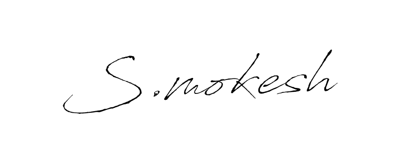 You can use this online signature creator to create a handwritten signature for the name S.mokesh. This is the best online autograph maker. S.mokesh signature style 6 images and pictures png