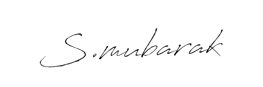 Make a beautiful signature design for name S.mubarak. Use this online signature maker to create a handwritten signature for free. S.mubarak signature style 6 images and pictures png