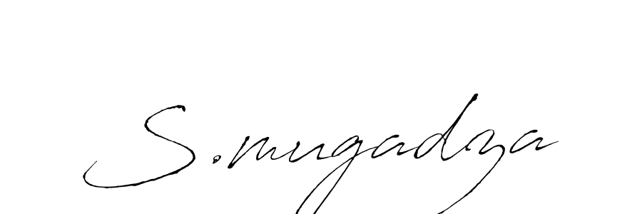 This is the best signature style for the S.mugadza name. Also you like these signature font (Antro_Vectra). Mix name signature. S.mugadza signature style 6 images and pictures png