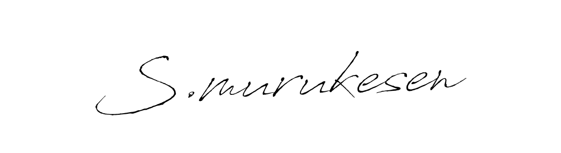 Make a beautiful signature design for name S.murukesen. With this signature (Antro_Vectra) style, you can create a handwritten signature for free. S.murukesen signature style 6 images and pictures png