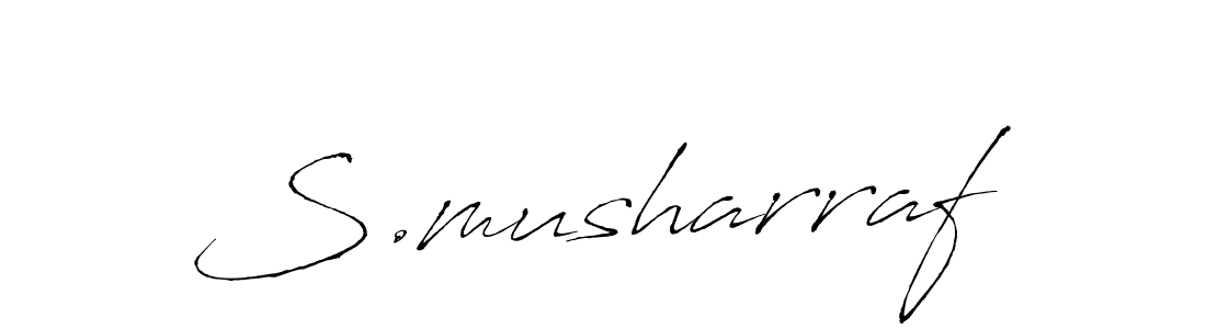 You should practise on your own different ways (Antro_Vectra) to write your name (S.musharraf) in signature. don't let someone else do it for you. S.musharraf signature style 6 images and pictures png