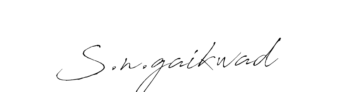 Once you've used our free online signature maker to create your best signature Antro_Vectra style, it's time to enjoy all of the benefits that S.n.gaikwad name signing documents. S.n.gaikwad signature style 6 images and pictures png