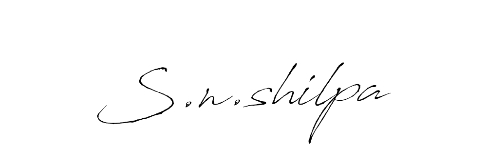 It looks lik you need a new signature style for name S.n.shilpa. Design unique handwritten (Antro_Vectra) signature with our free signature maker in just a few clicks. S.n.shilpa signature style 6 images and pictures png