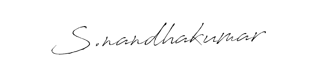 Make a beautiful signature design for name S.nandhakumar. Use this online signature maker to create a handwritten signature for free. S.nandhakumar signature style 6 images and pictures png