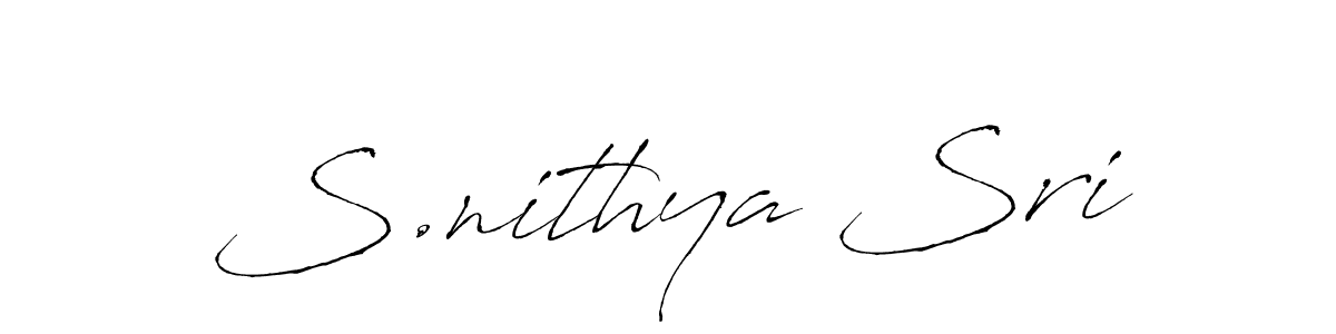 It looks lik you need a new signature style for name S.nithya Sri. Design unique handwritten (Antro_Vectra) signature with our free signature maker in just a few clicks. S.nithya Sri signature style 6 images and pictures png