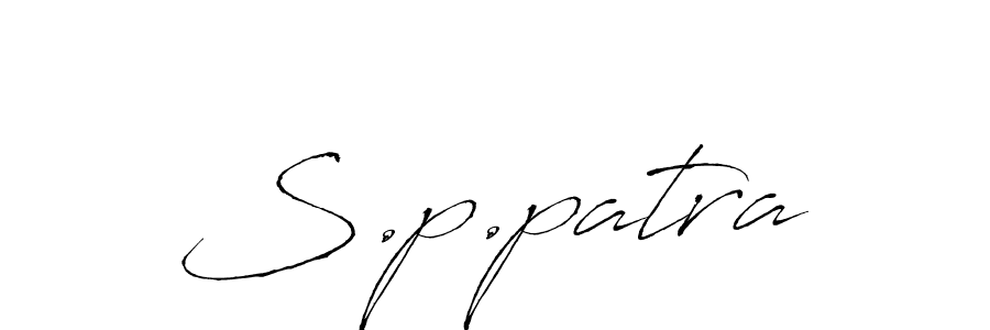 This is the best signature style for the S.p.patra name. Also you like these signature font (Antro_Vectra). Mix name signature. S.p.patra signature style 6 images and pictures png