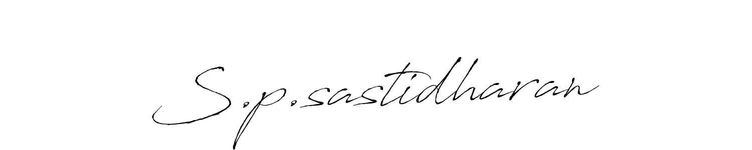 How to Draw S.p.sastidharan signature style? Antro_Vectra is a latest design signature styles for name S.p.sastidharan. S.p.sastidharan signature style 6 images and pictures png