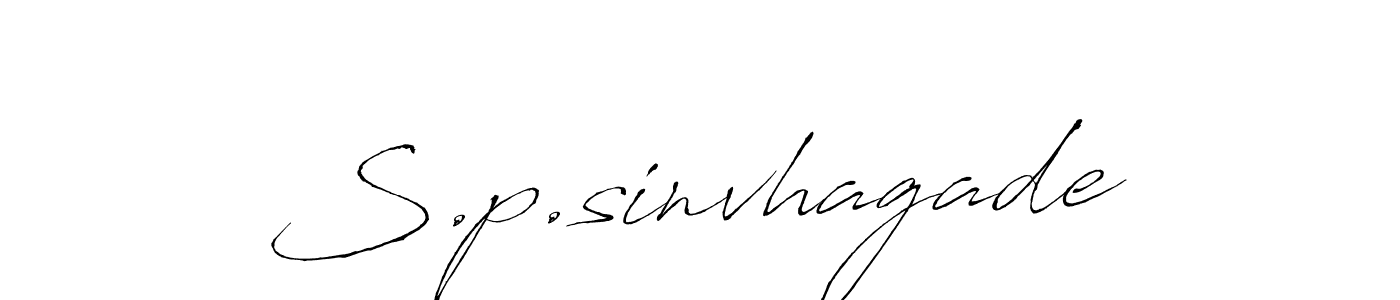 Make a short S.p.sinvhagade signature style. Manage your documents anywhere anytime using Antro_Vectra. Create and add eSignatures, submit forms, share and send files easily. S.p.sinvhagade signature style 6 images and pictures png