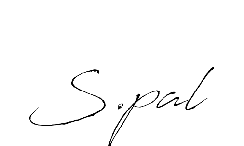 The best way (Antro_Vectra) to make a short signature is to pick only two or three words in your name. The name S.pal include a total of six letters. For converting this name. S.pal signature style 6 images and pictures png