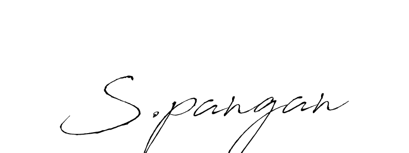 if you are searching for the best signature style for your name S.pangan. so please give up your signature search. here we have designed multiple signature styles  using Antro_Vectra. S.pangan signature style 6 images and pictures png