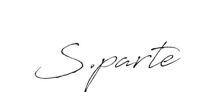 Make a beautiful signature design for name S.parte. Use this online signature maker to create a handwritten signature for free. S.parte signature style 6 images and pictures png