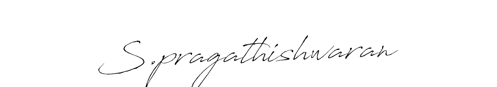 This is the best signature style for the S.pragathishwaran name. Also you like these signature font (Antro_Vectra). Mix name signature. S.pragathishwaran signature style 6 images and pictures png