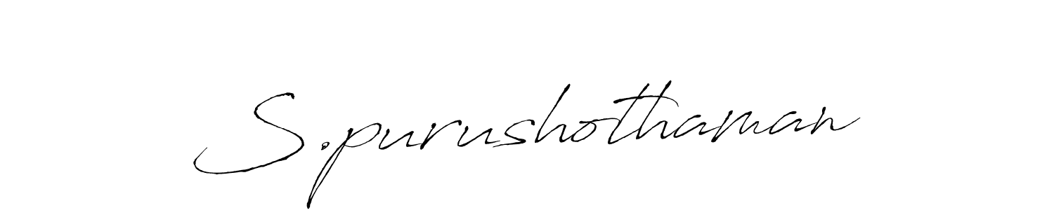 Antro_Vectra is a professional signature style that is perfect for those who want to add a touch of class to their signature. It is also a great choice for those who want to make their signature more unique. Get S.purushothaman name to fancy signature for free. S.purushothaman signature style 6 images and pictures png