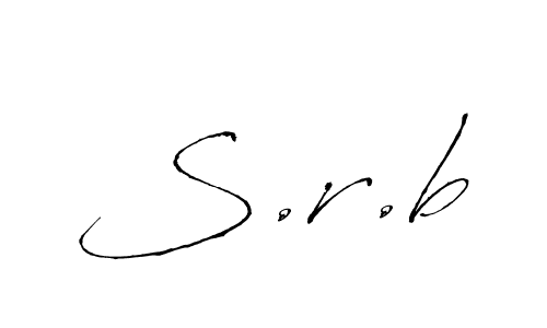 Use a signature maker to create a handwritten signature online. With this signature software, you can design (Antro_Vectra) your own signature for name S.r.b. S.r.b signature style 6 images and pictures png