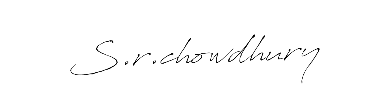 Also You can easily find your signature by using the search form. We will create S.r.chowdhury name handwritten signature images for you free of cost using Antro_Vectra sign style. S.r.chowdhury signature style 6 images and pictures png