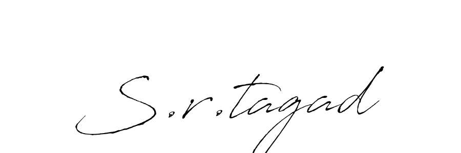 The best way (Antro_Vectra) to make a short signature is to pick only two or three words in your name. The name S.r.tagad include a total of six letters. For converting this name. S.r.tagad signature style 6 images and pictures png