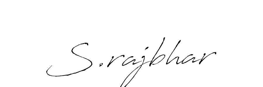 You should practise on your own different ways (Antro_Vectra) to write your name (S.rajbhar) in signature. don't let someone else do it for you. S.rajbhar signature style 6 images and pictures png