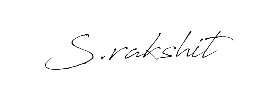 How to Draw S.rakshit signature style? Antro_Vectra is a latest design signature styles for name S.rakshit. S.rakshit signature style 6 images and pictures png