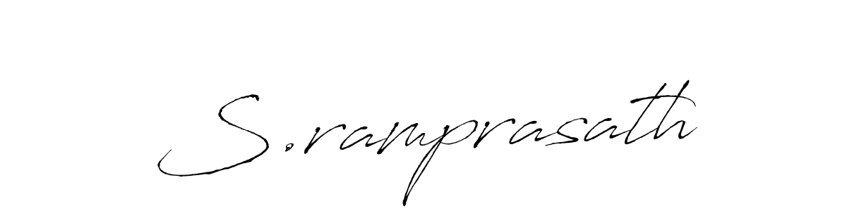 Once you've used our free online signature maker to create your best signature Antro_Vectra style, it's time to enjoy all of the benefits that S.ramprasath name signing documents. S.ramprasath signature style 6 images and pictures png
