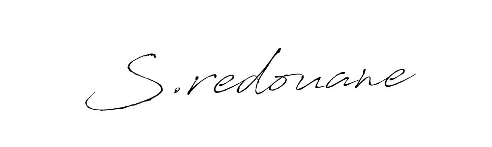 S.redouane stylish signature style. Best Handwritten Sign (Antro_Vectra) for my name. Handwritten Signature Collection Ideas for my name S.redouane. S.redouane signature style 6 images and pictures png