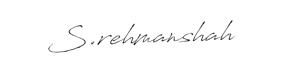 Make a beautiful signature design for name S.rehmanshah. Use this online signature maker to create a handwritten signature for free. S.rehmanshah signature style 6 images and pictures png