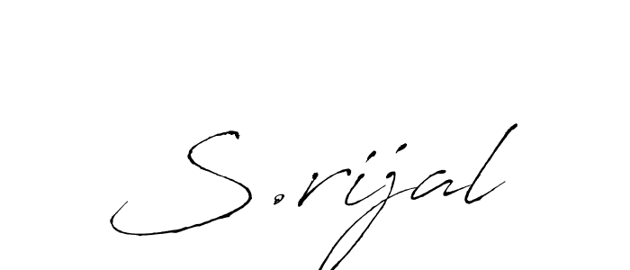 How to Draw S.rijal signature style? Antro_Vectra is a latest design signature styles for name S.rijal. S.rijal signature style 6 images and pictures png