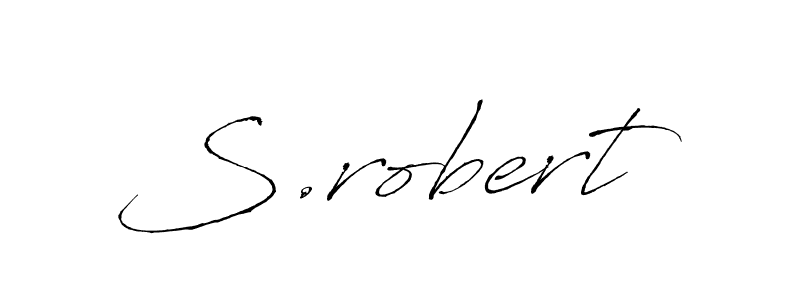 How to make S.robert name signature. Use Antro_Vectra style for creating short signs online. This is the latest handwritten sign. S.robert signature style 6 images and pictures png