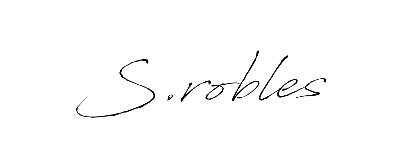 The best way (Antro_Vectra) to make a short signature is to pick only two or three words in your name. The name S.robles include a total of six letters. For converting this name. S.robles signature style 6 images and pictures png