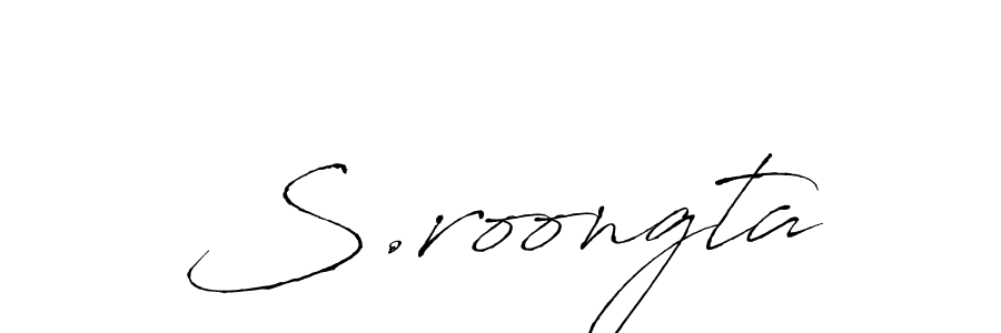 Also You can easily find your signature by using the search form. We will create S.roongta name handwritten signature images for you free of cost using Antro_Vectra sign style. S.roongta signature style 6 images and pictures png