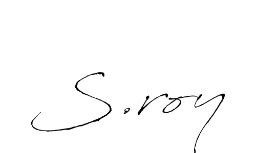 S.roy stylish signature style. Best Handwritten Sign (Antro_Vectra) for my name. Handwritten Signature Collection Ideas for my name S.roy. S.roy signature style 6 images and pictures png