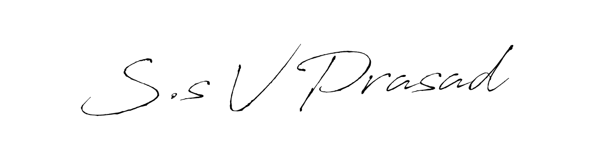 Also we have S.s V Prasad name is the best signature style. Create professional handwritten signature collection using Antro_Vectra autograph style. S.s V Prasad signature style 6 images and pictures png