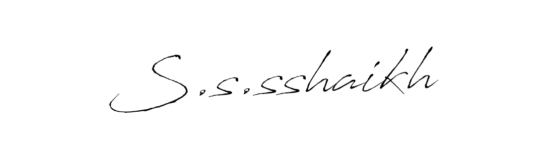 Once you've used our free online signature maker to create your best signature Antro_Vectra style, it's time to enjoy all of the benefits that S.s.sshaikh name signing documents. S.s.sshaikh signature style 6 images and pictures png