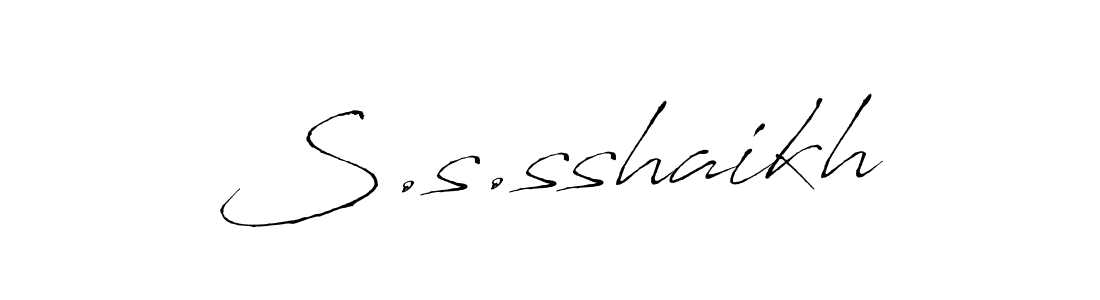 if you are searching for the best signature style for your name S.s.sshaikh. so please give up your signature search. here we have designed multiple signature styles  using Antro_Vectra. S.s.sshaikh signature style 6 images and pictures png