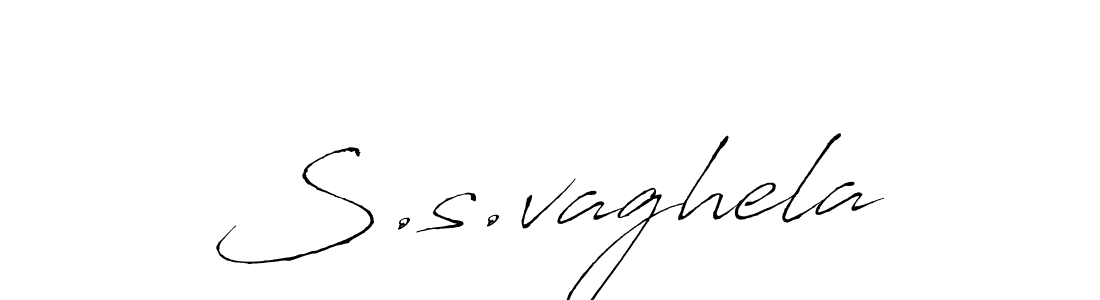 Use a signature maker to create a handwritten signature online. With this signature software, you can design (Antro_Vectra) your own signature for name S.s.vaghela. S.s.vaghela signature style 6 images and pictures png