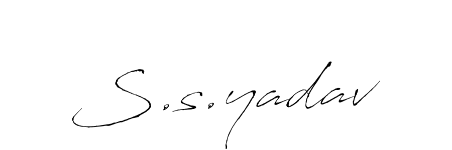 Make a beautiful signature design for name S.s.yadav. Use this online signature maker to create a handwritten signature for free. S.s.yadav signature style 6 images and pictures png