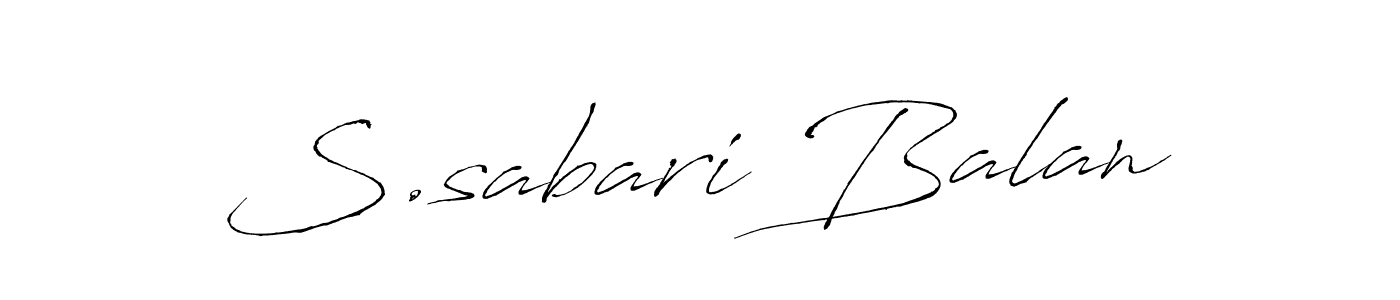 This is the best signature style for the S.sabari Balan name. Also you like these signature font (Antro_Vectra). Mix name signature. S.sabari Balan signature style 6 images and pictures png