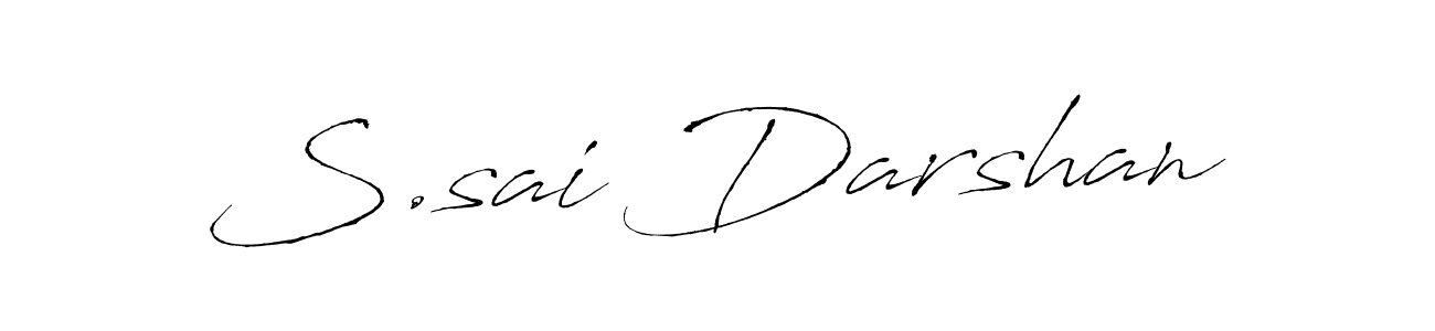if you are searching for the best signature style for your name S.sai Darshan. so please give up your signature search. here we have designed multiple signature styles  using Antro_Vectra. S.sai Darshan signature style 6 images and pictures png
