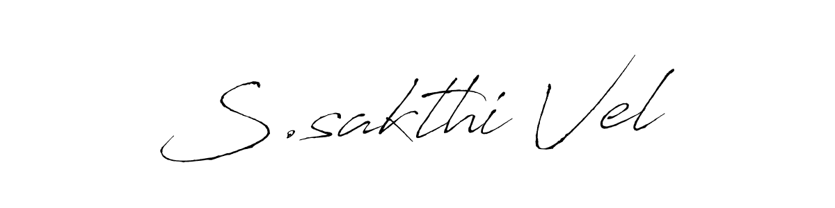 Use a signature maker to create a handwritten signature online. With this signature software, you can design (Antro_Vectra) your own signature for name S.sakthi Vel. S.sakthi Vel signature style 6 images and pictures png