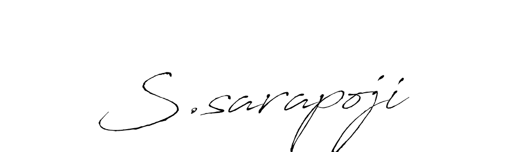 Once you've used our free online signature maker to create your best signature Antro_Vectra style, it's time to enjoy all of the benefits that S.sarapoji name signing documents. S.sarapoji signature style 6 images and pictures png