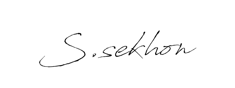 How to Draw S.sekhon signature style? Antro_Vectra is a latest design signature styles for name S.sekhon. S.sekhon signature style 6 images and pictures png