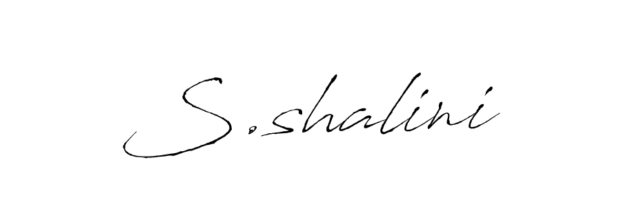 S.shalini stylish signature style. Best Handwritten Sign (Antro_Vectra) for my name. Handwritten Signature Collection Ideas for my name S.shalini. S.shalini signature style 6 images and pictures png