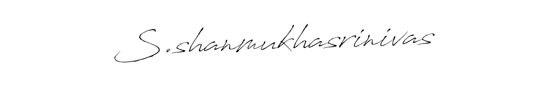 Antro_Vectra is a professional signature style that is perfect for those who want to add a touch of class to their signature. It is also a great choice for those who want to make their signature more unique. Get S.shanmukhasrinivas name to fancy signature for free. S.shanmukhasrinivas signature style 6 images and pictures png