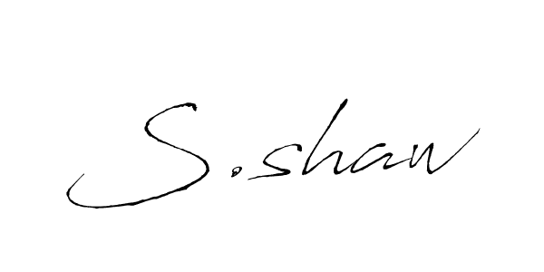 Best and Professional Signature Style for S.shaw. Antro_Vectra Best Signature Style Collection. S.shaw signature style 6 images and pictures png