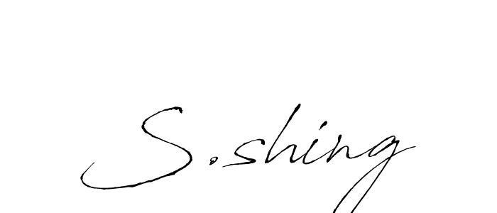 Best and Professional Signature Style for S.shing. Antro_Vectra Best Signature Style Collection. S.shing signature style 6 images and pictures png