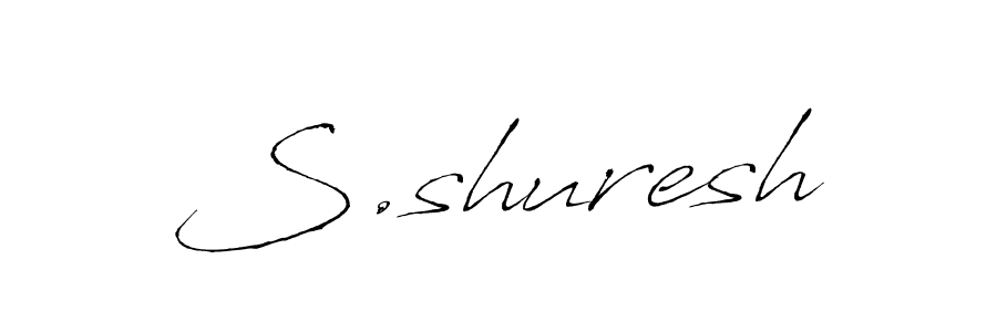 Similarly Antro_Vectra is the best handwritten signature design. Signature creator online .You can use it as an online autograph creator for name S.shuresh. S.shuresh signature style 6 images and pictures png