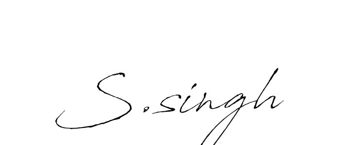 if you are searching for the best signature style for your name S.singh. so please give up your signature search. here we have designed multiple signature styles  using Antro_Vectra. S.singh signature style 6 images and pictures png