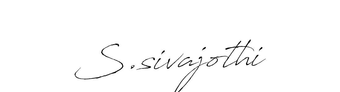 S.sivajothi stylish signature style. Best Handwritten Sign (Antro_Vectra) for my name. Handwritten Signature Collection Ideas for my name S.sivajothi. S.sivajothi signature style 6 images and pictures png