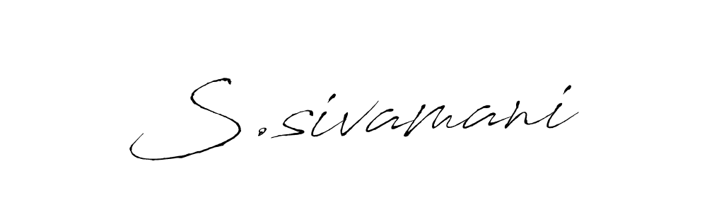 Antro_Vectra is a professional signature style that is perfect for those who want to add a touch of class to their signature. It is also a great choice for those who want to make their signature more unique. Get S.sivamani name to fancy signature for free. S.sivamani signature style 6 images and pictures png